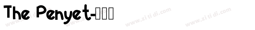 The Penyet字体转换 The Penyet字体转换